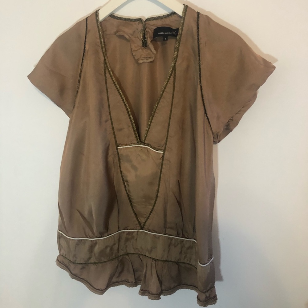 Isabel Maranti boho chic women blouse size 1